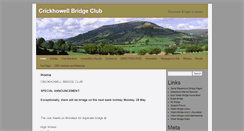 Desktop Screenshot of crickhowellbridgeclub.org.uk